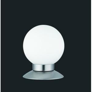 Princess lampada da tavolo led metallo acciaio touch 4 intensita' diff. sfera vetro h.13cm r52551907