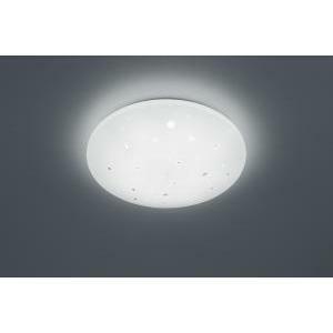 Achat plafoniera led con applicazioni cristalli diffusore effetto cielo stellato ip44 d.50cm r62735000