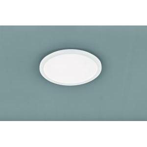 Camillus plafoniera led tonda metallo bianco opaco con funzione dimmerabilita' con normale interruttore a parete ip44 d. 40cm r62922401