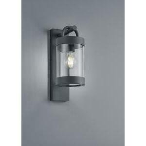 Sambesi applique led da esterno lanterna con sensore crepuscolare metallo antracite h. 33cm 204160142