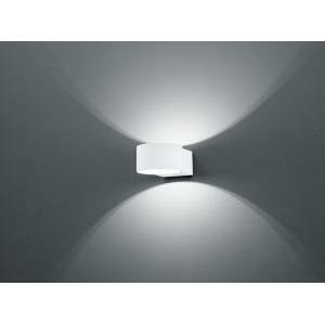 Lacapo applique led bianca interno bianco d. 10 p. 15 led osram 223410131