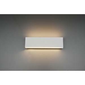 Concha applique led bi-emissione metallo colore bianco con regolazione d'intensita' 3 step ad interruttore l. 28cm p. 4,5cm 225172931