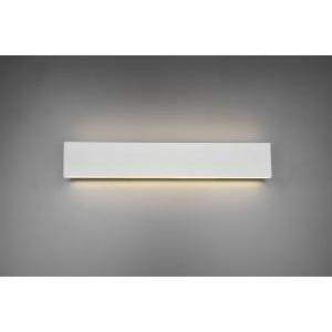 Concha applique led bi-emissione metallo colore bianco con regolazione d'intensita' 3 step ad interruttore l. 46,5cm p. 4,5cm 225174731