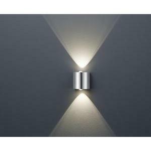 Wales appl.led acciaio doppia luce cm9x9 225510207