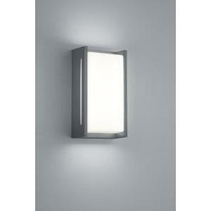 Indus applique led da esterno fusione di alluminio antracite h.23,5 cm 227360142