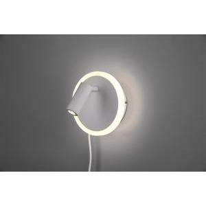 Jordan applique led bianca doppia illuminazione con accensione separata d. 1cm 229210231