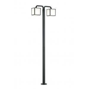 Cubango palo 2led antracite dif.quadr.h200 421560242