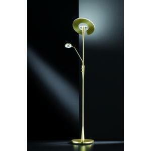 Quebec piantana led con lamp.lettura ottone orient. dimmer.+luce fredda-calda h. 180 422710308