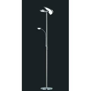 Split piantana led con lamp.lettura acciaio orient. dimmer.+luce fredda-calda h. 180 424910207