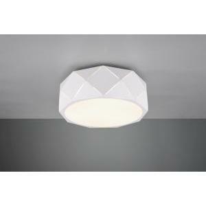 Zandor plafoniera metallo bianco con tagli laser e diffusore d. 40cm 603500331