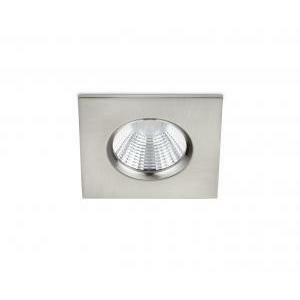 Zagros faretto da incasso led quadrato acciaio dimmerabile ip65 8,5cmx8,5cm 650610107