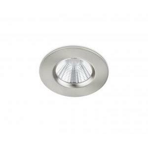 Zagros faretto da incasso led rotondo acciaio dimmerabile ip65 diam. 8,5cm 650710107