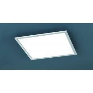 Phoenix plafoniera led quadrata dimmerabile acciaio diff. bianco 45x45 674014507