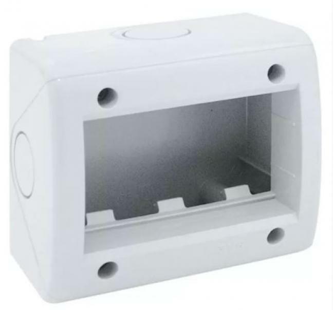 Contenitore autoportante Ave 3 moduli IP40 grigio - 45Q43 01