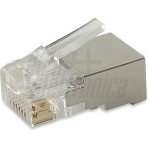 Connettore plug rj45 tecnologia passante categoria 6 ftp 94-916/6b