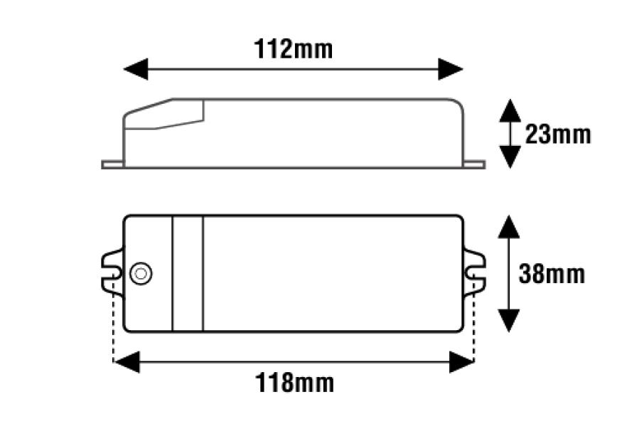 Alimentatore led Lef multi corrente costante 200-700mA on/off - LE20MCH 02