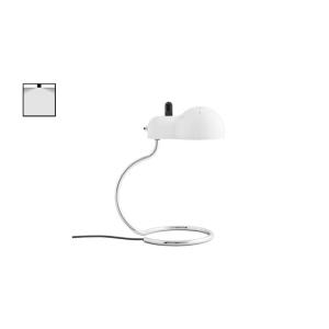 Lampada da tavolo  minitopo 1xe27 7w 2700k bianco e cromo -  9065