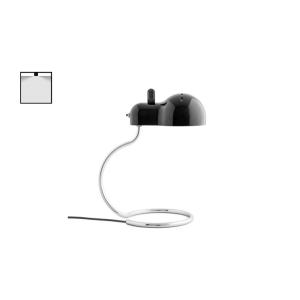 Lampada da tavolo  minitopo 1xe27 7w 2700k nero e cromo -  9066