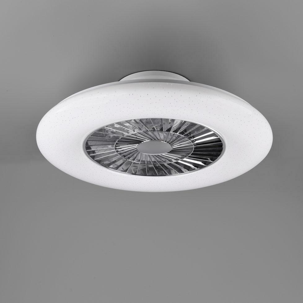 trio lighting trio lighting italia visby ventilatore/plafoniera led dimmerabile d66 3000lm r62402106 - foto 1