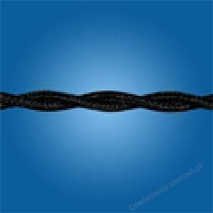 Cavo elettrico treccia seta 3 x 0,75 mm nera 10407