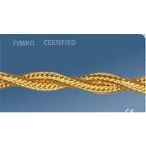 Cavo treccia 3x1,5 colore oro 2 metri 10510/b2