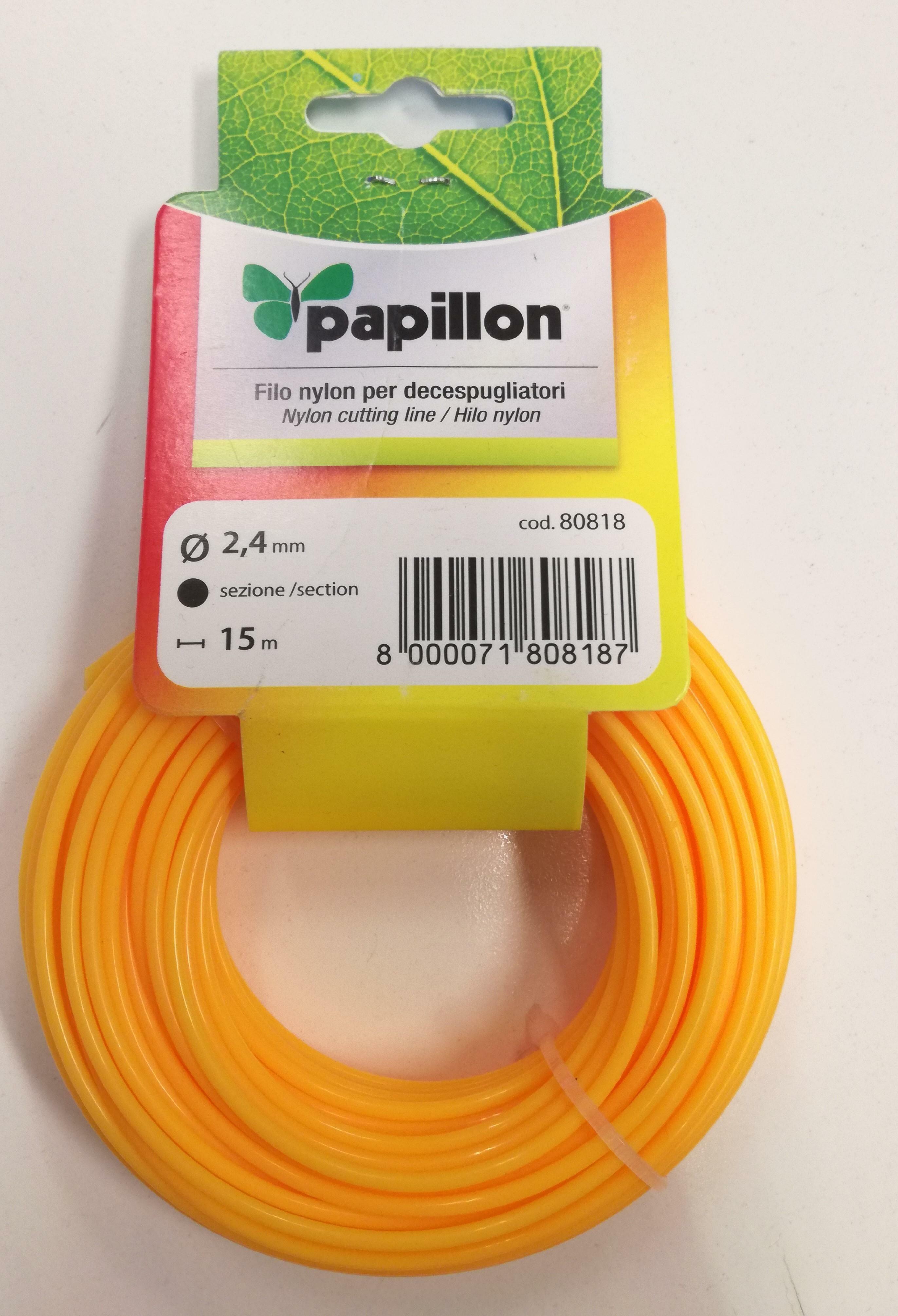 papillon filo nylon 2,4x15 tondo 80818 u020207115 - foto 1