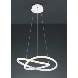 Course sospensione led cerchio infinito bianca d. 60cm 27w r32051131