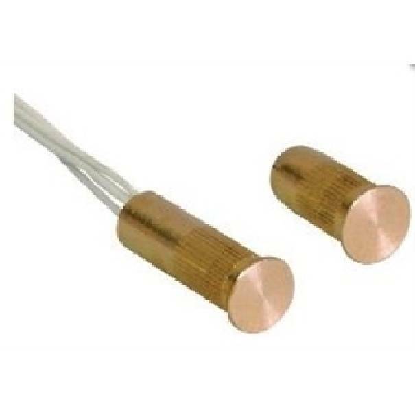 elettroservice elettroservice contatto magnetico cilindro corto in ottone me414ctf - foto 1