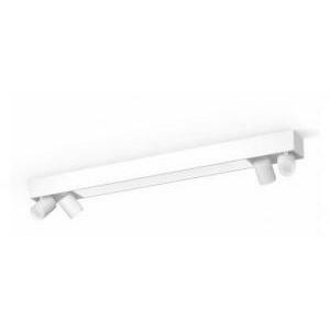 Plafoniera bianca centris lampada 4luci piu' led integrato 5060731p7