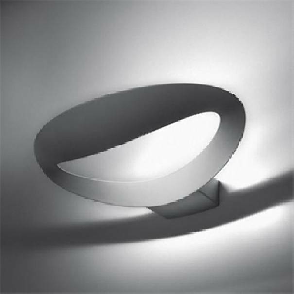 artemide artemide lampada da parete alluminio pressofuso mesmeri halo bianca 0916010a