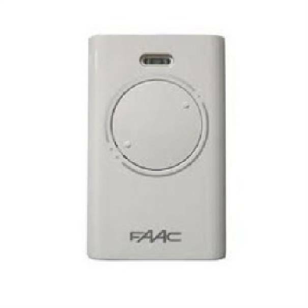 faac faac telecomando per cancello due canali xt2 433 slh lr colore bianco 787007