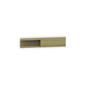 Minicanale con coperchio  2 m 21x10 mm legno chiaro - k1022.53