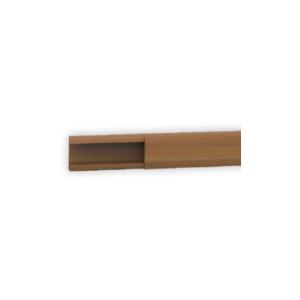 Minicanale con coperchio  2 m 21x10 mm legno scuro - k1022.52