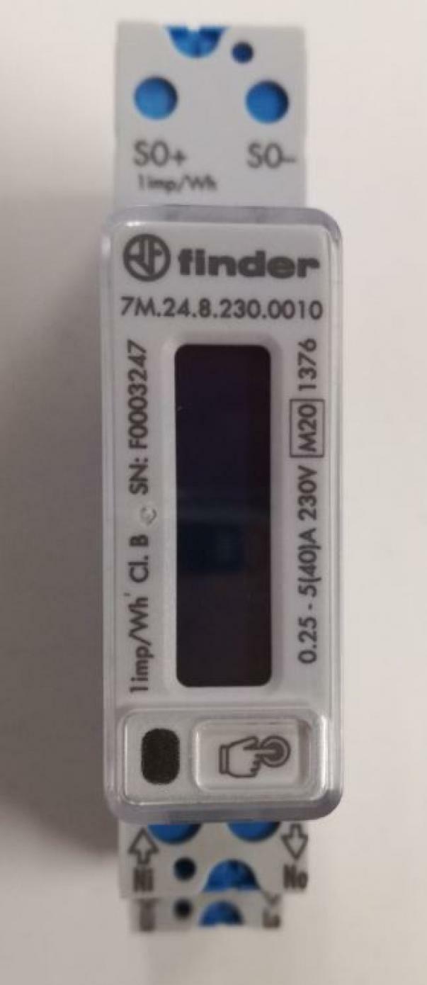 finder finder contatore di energia digitale 40a 7m.24.8.230.0010 7m2482300010 - foto 2