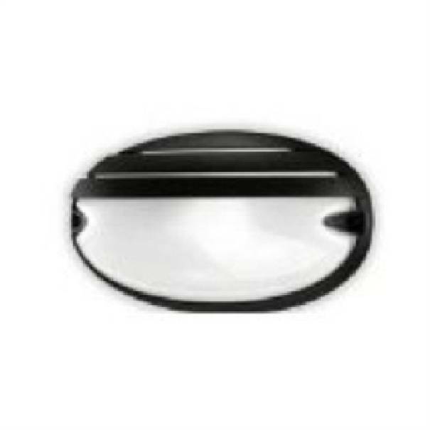 performance in lighting spa prisma plafoniera chip grill ovale colore nero 21w 005707 - foto 1