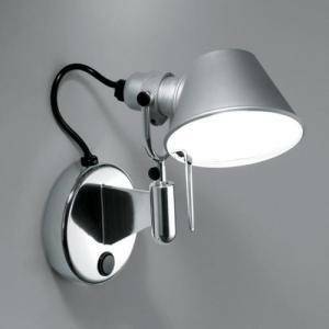 Faretto led con dimmer tolomeo micro 8w luce calda colore alluminio a043600