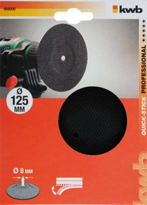 einhell einhell italia platorello in velcro per trapano 12,5 cm 488000 - foto 1