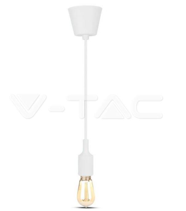 Lampadario in silicone V-tac con portalampada E27 bianco VT-7228 - 3477 03