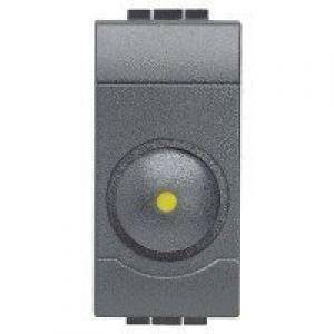 Livinglight dimmer resistivo colore antracite 500w l4406