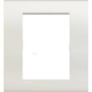 Livinglight placca 3+3 moduli colore bianca lna4826bi