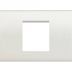 Livinglight placca 2 moduli colore bianca lna4819bi