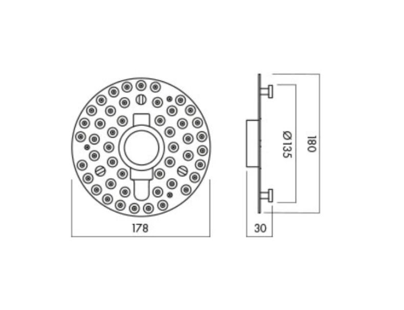 Circolina led Dogi Group IRIS2020 20W 3100K - IR2020XC0A 02