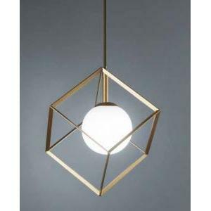 Lampada a sospensione cube oro 1xe27 max 40w 6693or