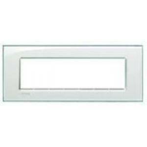 Livinglight placca 7posti personalizzabilile colore kristall lnd4807kr