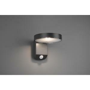 Posadas applique led da esterno solare ricaricabile antracite con sensore di movimento ip44 p.18,3cm r22251142