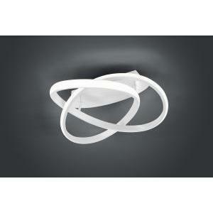 Course plafoniera led spirale bianca con regolazione intensita' con interruttore d.45cm r62051131