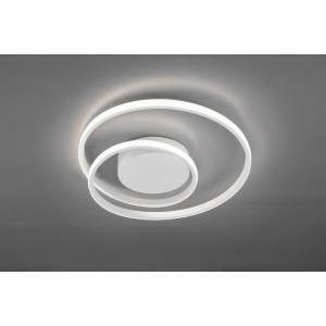 Zibal plafoniera led spirale bianca con regolazione intensita' interruttore d.40cm r62911131