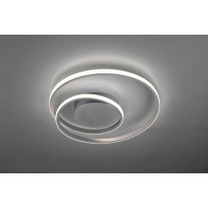 Zibal plafoniera led spirale alluminio con regolazione intensita' interruttore d.40cm r62911187