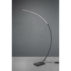 Bangkok piantana led ad arco nero base marmo nero dimmerabile h. 180cm 426511832