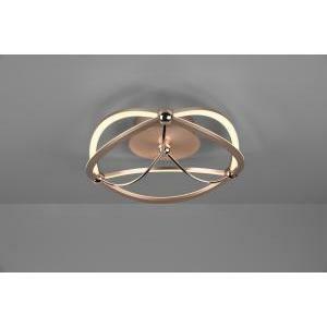 Charivari plafoniera led ottone satinato ellissi dimmerabile con interruttore d. 41cm 621210108